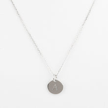 Mini Initials Charm Necklace - Letter A