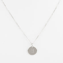 Mini Initials Charm Necklace - Letter B
