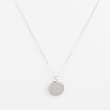 Mini Initials Charm Necklace - Letter D