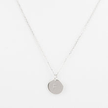 Mini Initials Charm Necklace - Letter F