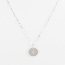 Mini Initials Charm Necklace - Letter K