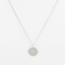Mini Initials Charm Necklace - Letter N