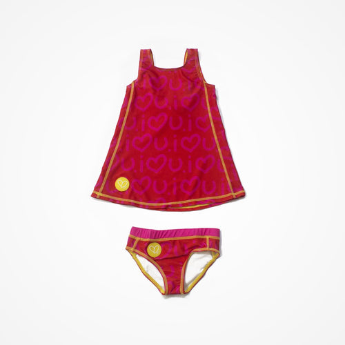 Biglove Swim Dress & Pantie | Red | Love
