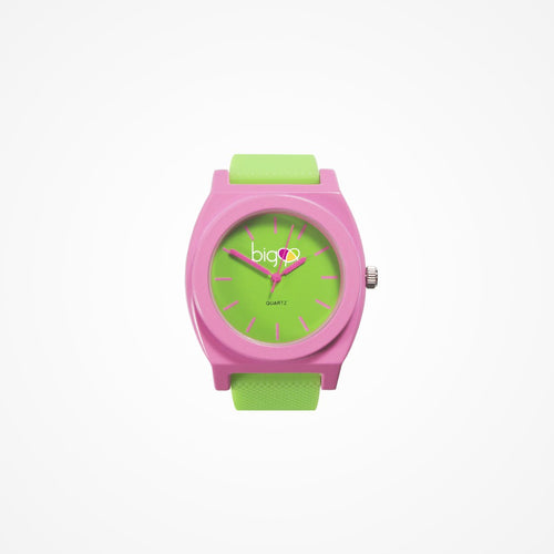 Biglove Watch Green | Pink