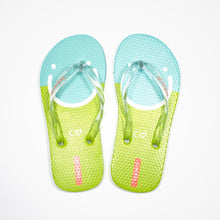 Printed Rubber Flip Flops for Kids Love | Red
