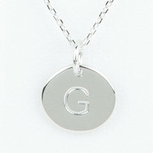 Mini Initials Charm Necklace - Letter G