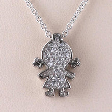 Girl Charm/Chain S Steel White