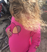 Biglove Swim Rashguard Shirt with Rhinestones Green